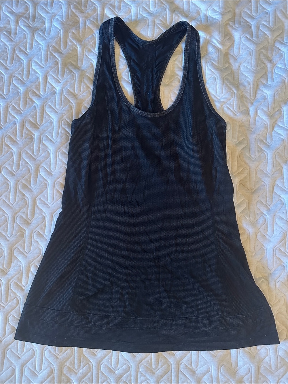 lululemon athletica Black Racerback Performance Tank